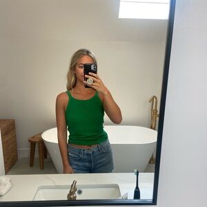 Re/done tank size small green